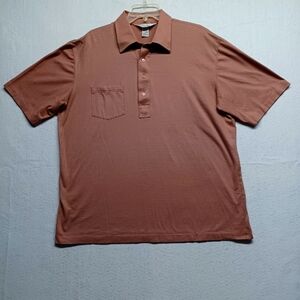 Dache Polo Shirt Short Sleeve Color Light Brown Sz XL